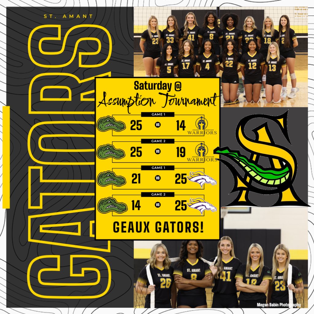 1-1 on the day at Assumption Tournament for our Lady Gators!