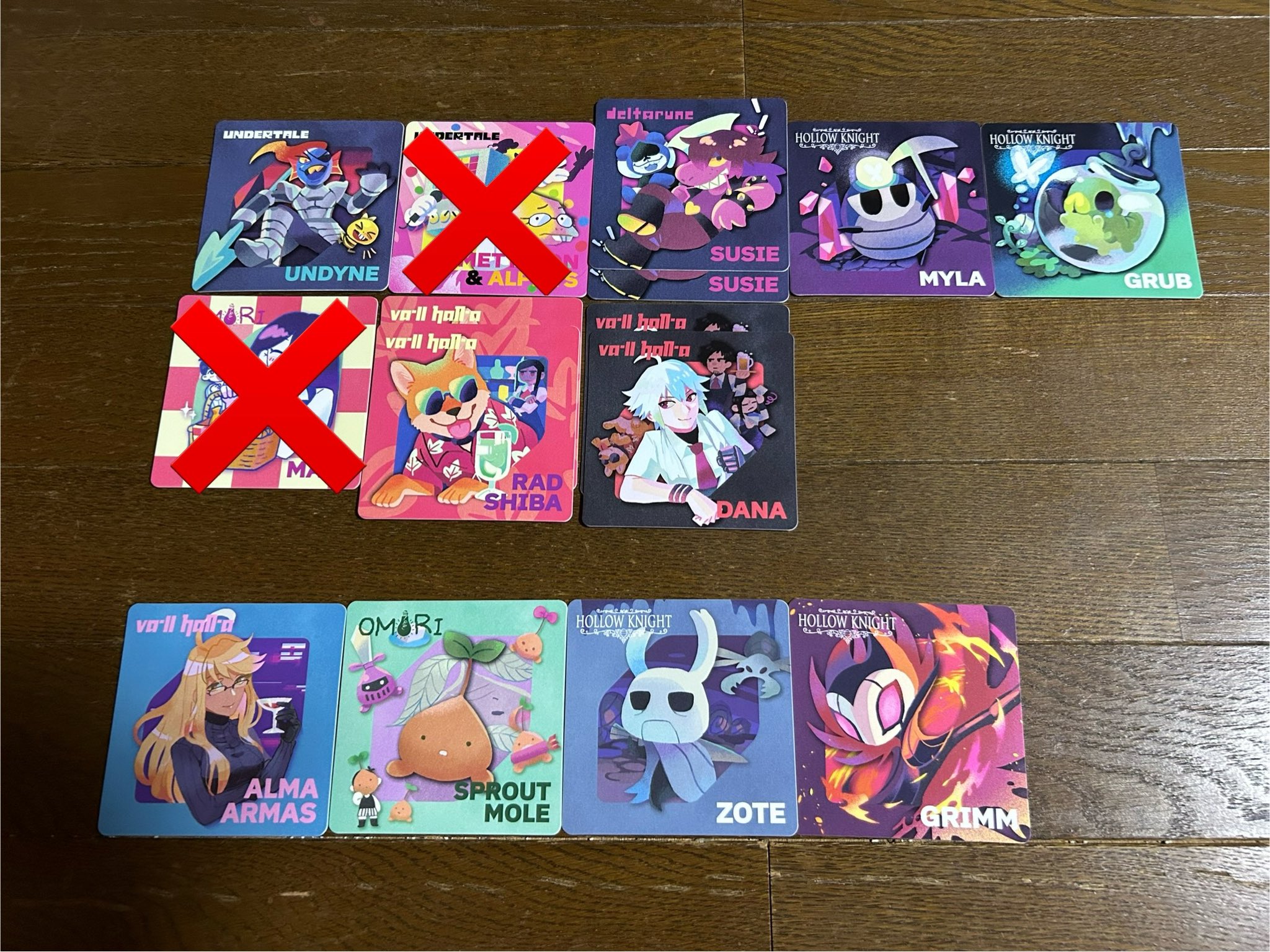 ゲーマー焼き GiGO渋谷 Hollow Knight コースター 12枚セット 新作