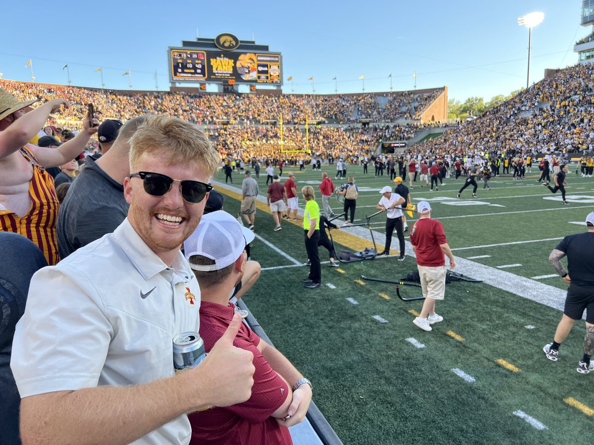 He’s excited! Unbelievable finish!!