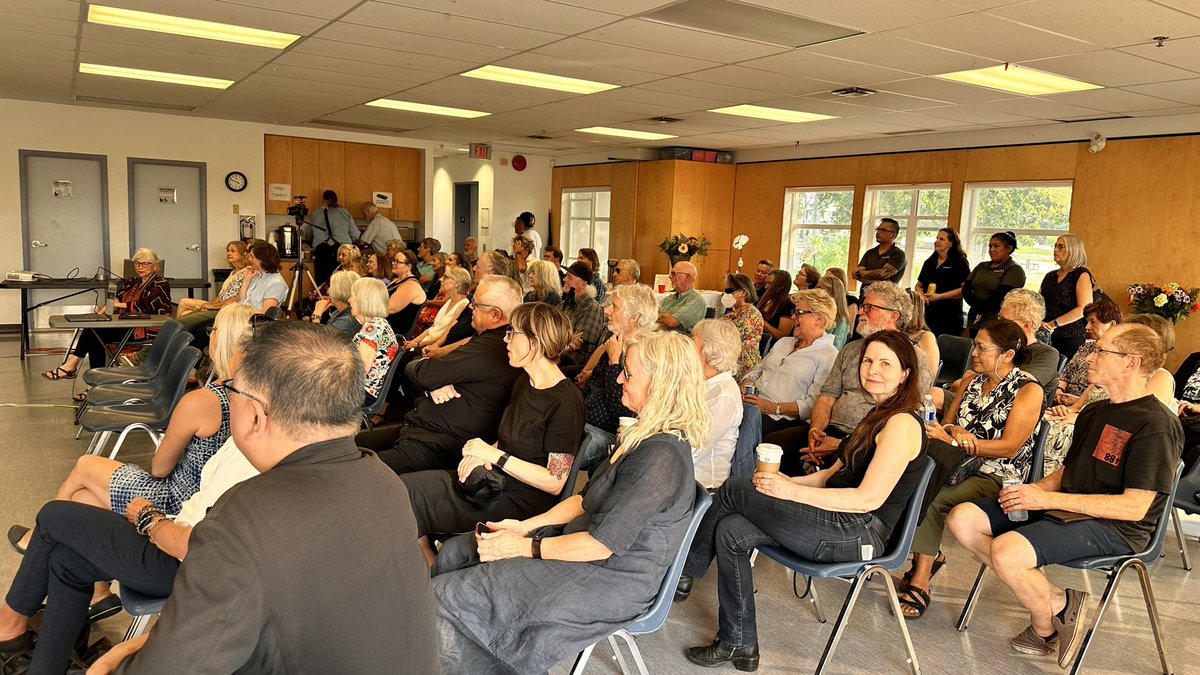 Attending the Jak King Memorial at the Britannia Community Centre, with every community organizer in Vancouver worth their salt. A moving celebration of Jak’s life. #vanpoli 

cityhallwatch.wordpress.com/2024/09/05/mem…