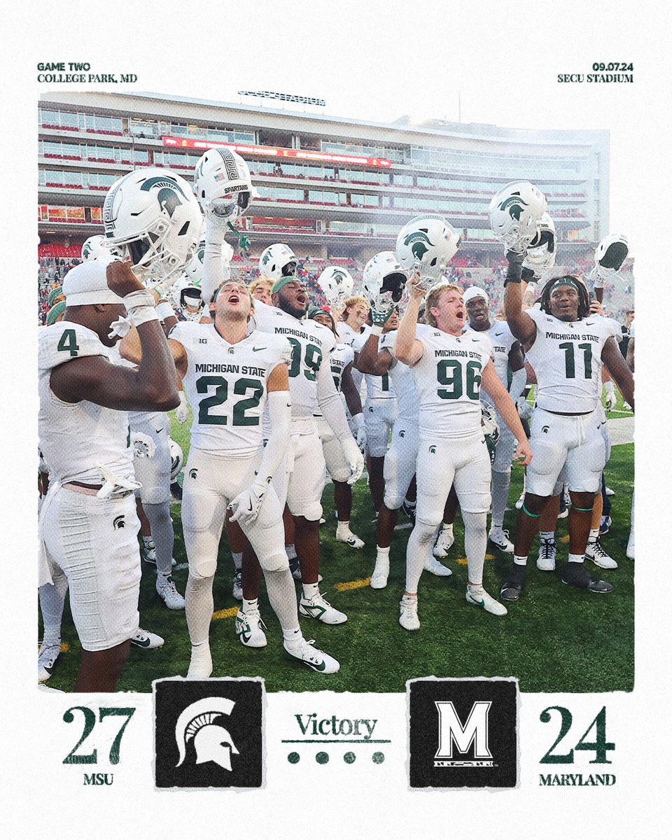 Michigan State Football (@msu_football) on Twitter photo B1G DUBS B1G DUBS