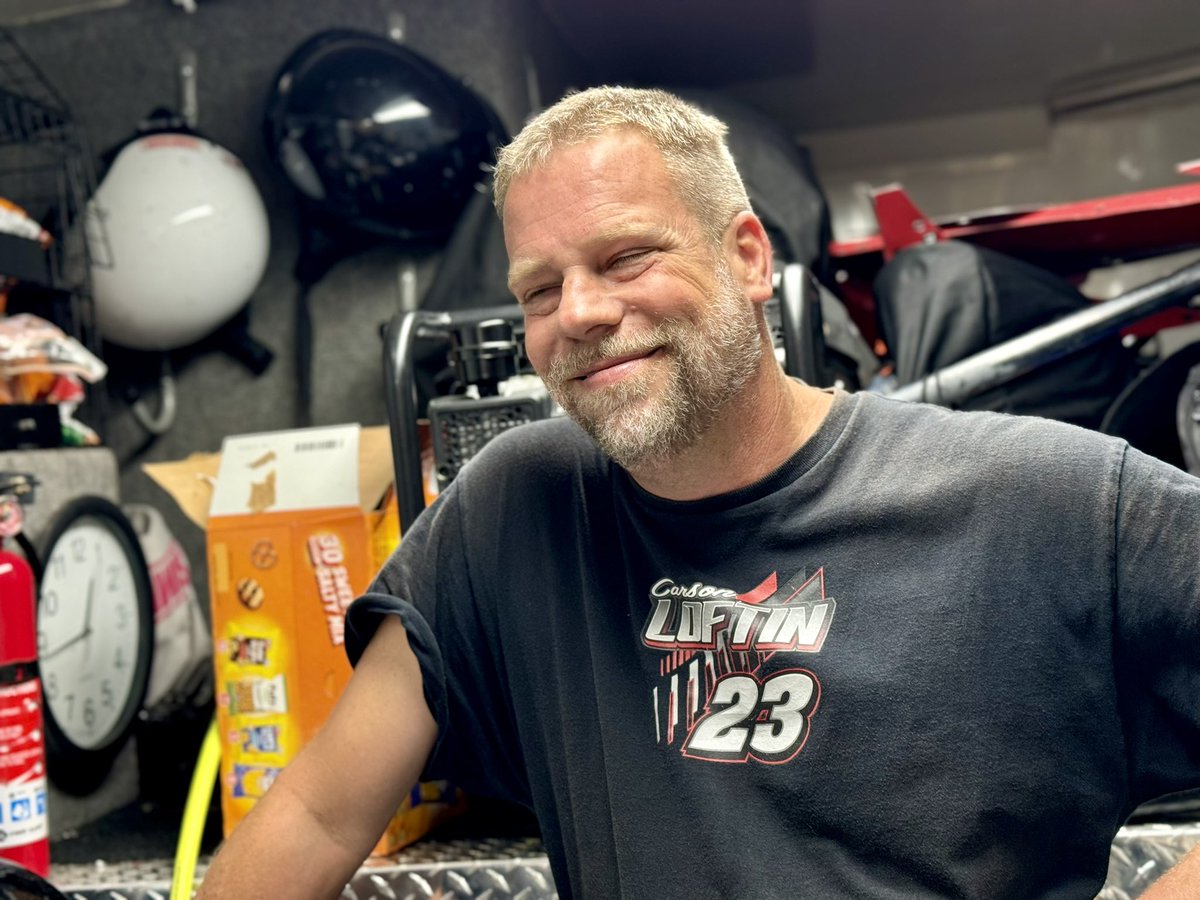 @SMARTMods_ (@smartmods_) on Twitter photo Brian Loftin is all smiles after selecting the pole during the redraw of the Top 8 for tonight’s 99-lap race at <a href="/carawayspeedway/">Caraway Speedway</a>. Brian Loftin is all smiles after selecting the pole during the redraw of the Top 8 for tonight’s 99-lap race at <a href="/carawayspeedway/">Caraway Speedway</a>.