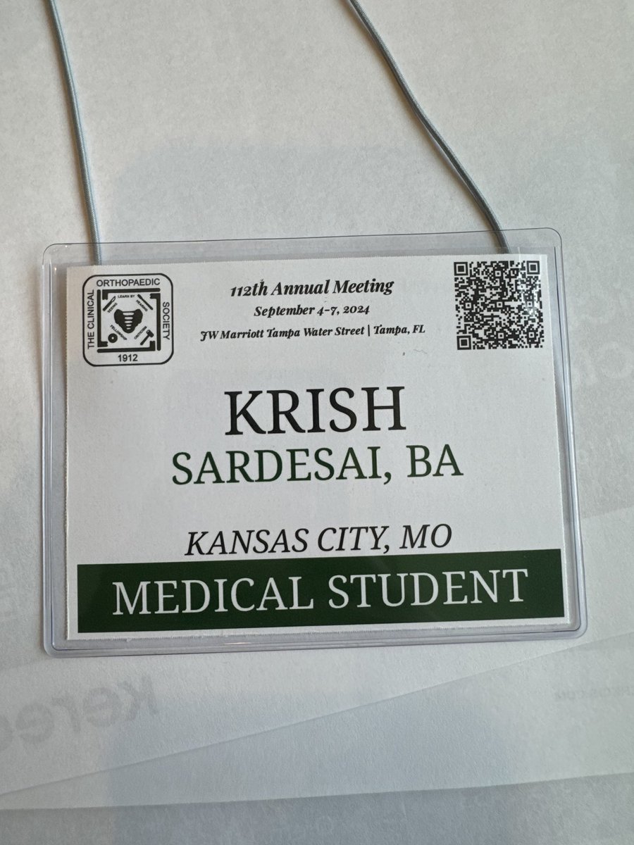 Krish Sardesai (@krishsardesai) on Twitter photo Had an amazing time at the COS Annual Meeting. Thank you so much to Drs. Razi, Hartley, and everyone else with <a href="/ClinicalOrtho1/">Clinical Orthopaedic Society</a> that made it such an awesome week. And thank you Dr. <a href="/lisacannada/">Lisa Cannada</a> for the amazing book! Had an amazing time at the COS Annual Meeting. Thank you so much to Drs. Razi, Hartley, and everyone else with <a href="/ClinicalOrtho1/">Clinical Orthopaedic Society</a> that made it such an awesome week. And thank you Dr. <a href="/lisacannada/">Lisa Cannada</a> for the amazing book!