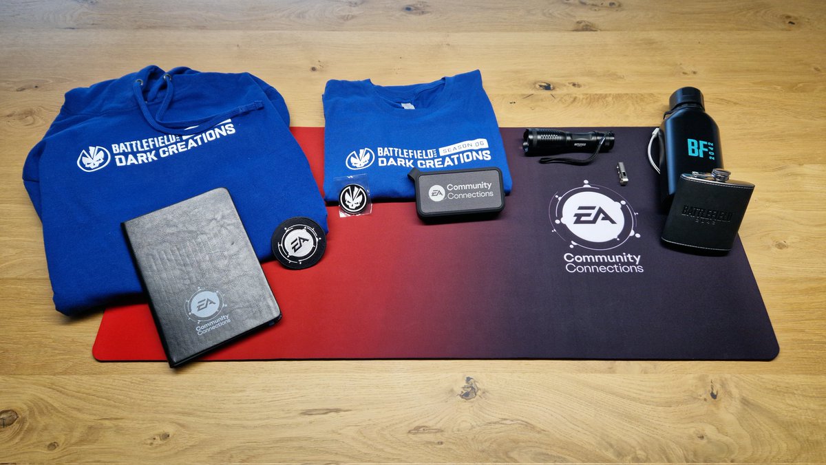 Just came home from a business trip yesterday and a cool package was already waiting for me. 😎🤩

Thanks to <a href="/EA/">Electronic Arts</a> &amp; <a href="/Battlefield/">Battlefield</a> 🫡
#EACommunityConnections #AHQ #Hero #Battlefield