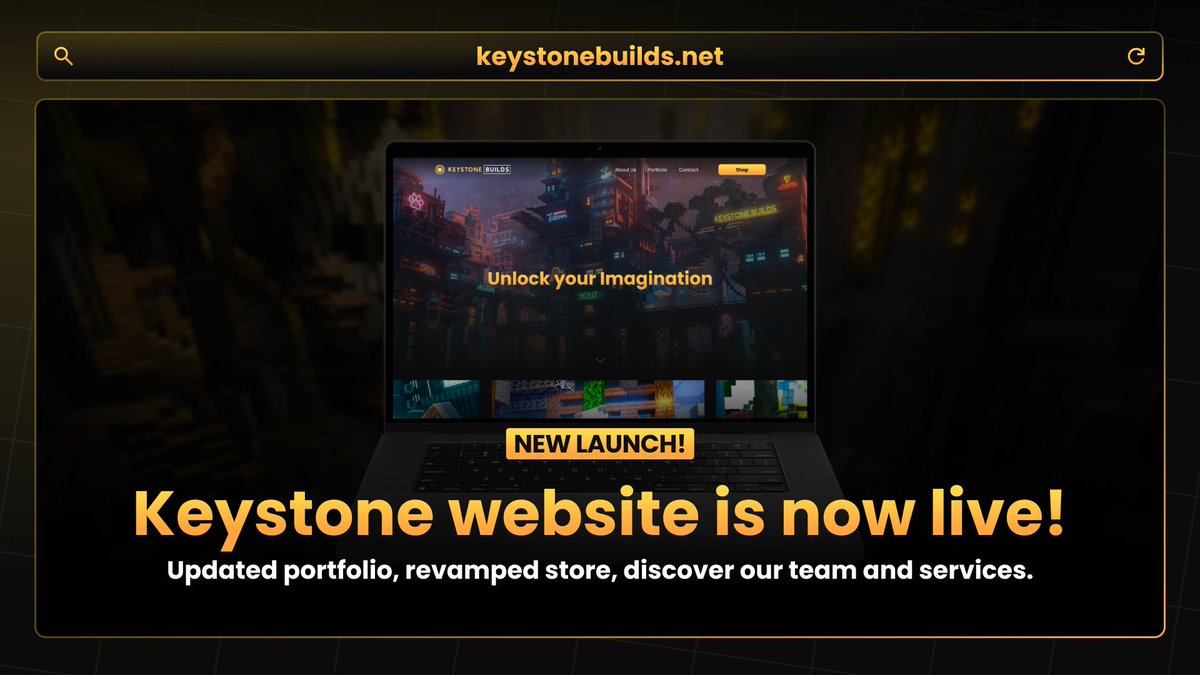 Launching our brand new website!

✨ New monthly products for the store
🤝 Subscriptions system coming soon

Check it out now at keystonebuilds.net