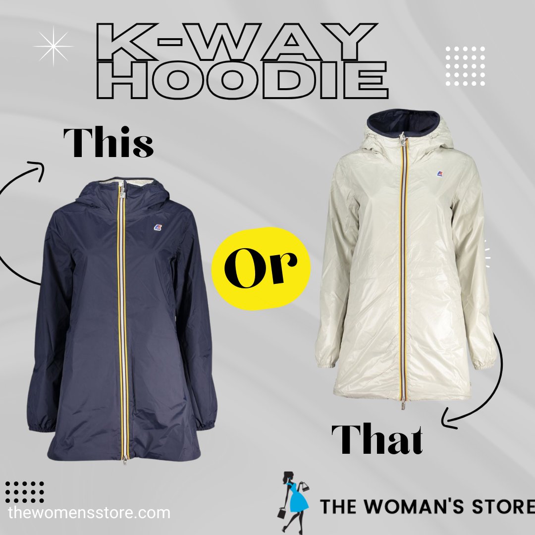 Thewomansstore's tweet image. Stay stylish and versatile with the K-WAY Chic Reversible Hooded Long Sleeve Jacket! 🌟 Whether you're dressing up for a night out or keeping it casual, this jacket is perfect for any occasion. 

thewomansstore.com/K-WAY-Chic-Rev…

#KWAY #ReversibleJacket #FashionStyle