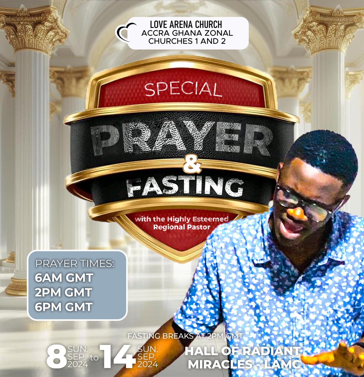 EvangelistKOD's tweet image. 🔴 #ProgramAlert - Announcing...
🔸 Special Prayer &amp;amp; Fasting - Your LoveArena Specials Season 5 Phase 3 

Date: Sunday, September 8th, - Saturday, September 14th, 2024
End of Daily Fast Time: 2PM GMT Daily

#Christian
#God
