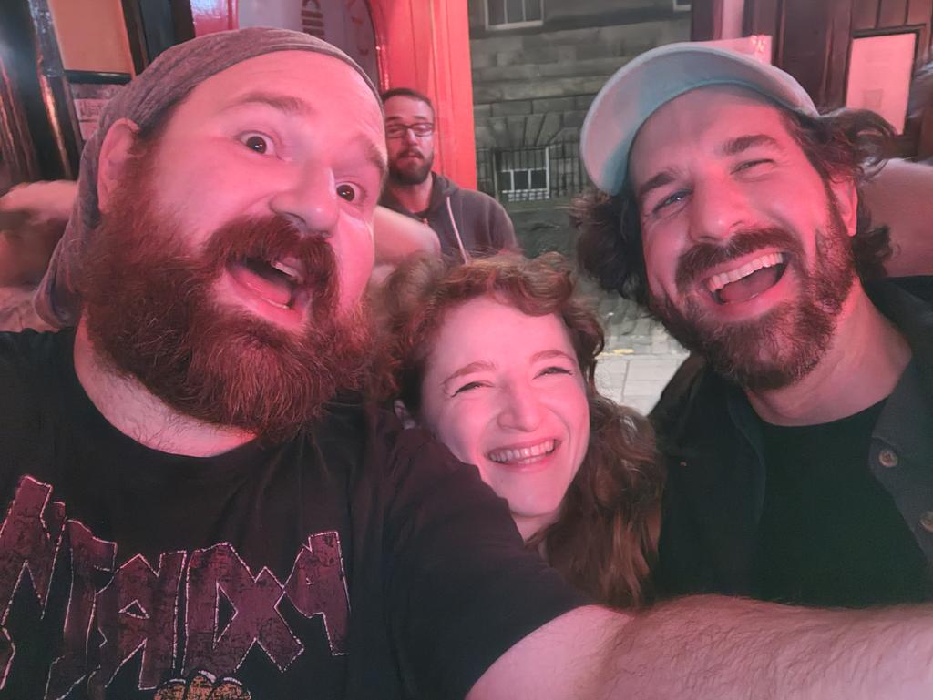 Look who I randomly bumped into in Edinburgh. It's a small world!