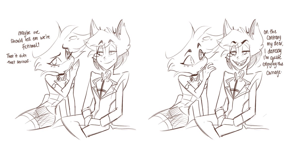 I’m dropping this and running😂

#hazbinhotel #angeldust #alastor