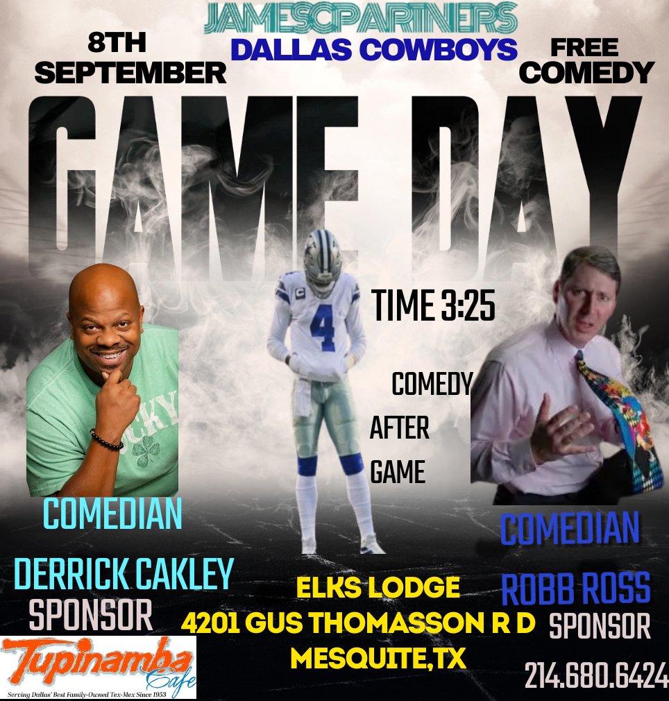 BESTOFDALFW's tweet image. Our #1 EVENT !
#ROBBROSS 
#DERRICKCAKLEY 
#DALLASCOWBOYS