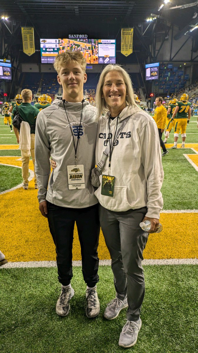 ToddRogalski's tweet image. Thank you to @NDSUfootball for the visit! I had a great time and can’t wait to be back! @JamoBrown_ @CoachGrantOlson