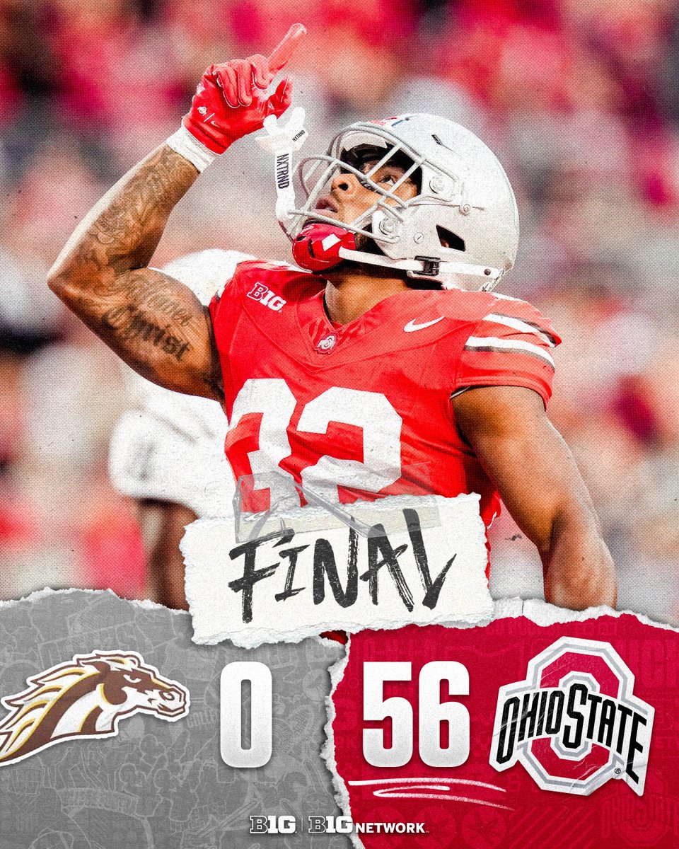 It was all No. 2 Ohio State tonight 🌰

#B1GFootball