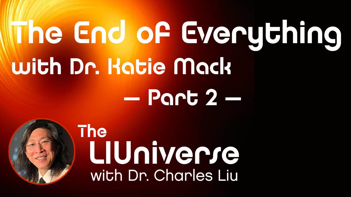 The LIUniverse with Dr. Charles Liu (@theliuniverse) on Twitter photo THIS WEEK: Chuck & Allen continue their conversation with <a href="/AstroKatie/">Katie Mack</a> in Part 2, where we look at dark matter, Gravitational Memory Effect, and more!
🎧wherever you get your #podcasts
⏬podbean.com/eas/pb-pu9zv-1…
⏬ youtu.be/JhUNMODCtkQ
<a href="/chuckliu/">Charles Liu</a> <a href="/AllenGalileo/">Allen Liu</a> <a href="/CUNYGC_ASTRO/">CUNYGC_Astro</a> THIS WEEK: Chuck & Allen continue their conversation with <a href="/AstroKatie/">Katie Mack</a> in Part 2, where we look at dark matter, Gravitational Memory Effect, and more!
🎧wherever you get your #podcasts
⏬podbean.com/eas/pb-pu9zv-1…
⏬ youtu.be/JhUNMODCtkQ
<a href="/chuckliu/">Charles Liu</a> <a href="/AllenGalileo/">Allen Liu</a> <a href="/CUNYGC_ASTRO/">CUNYGC_Astro</a>