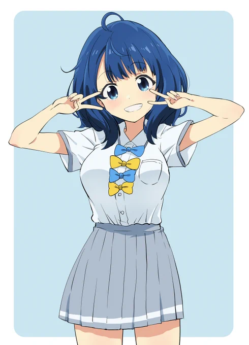 八奈見杏奈が好きすぎるダブルピースがすごい似合う女#マケイン 