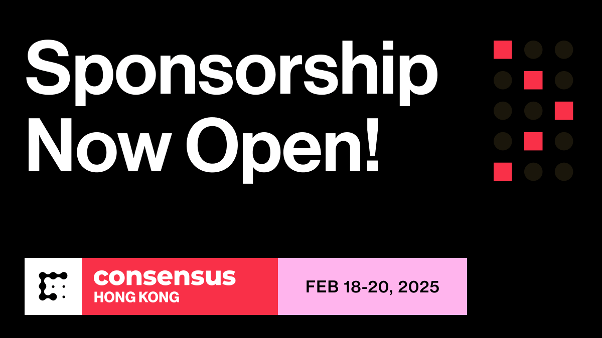 🎯 Looking to make an impact in the blockchain space? Sponsor #ConsensusHK 2025 and engage with a dynamic, forward-thinking audience.

Be a part of the future of crypto: consensus-hongkong2025.coindesk.com/become-a-spons…