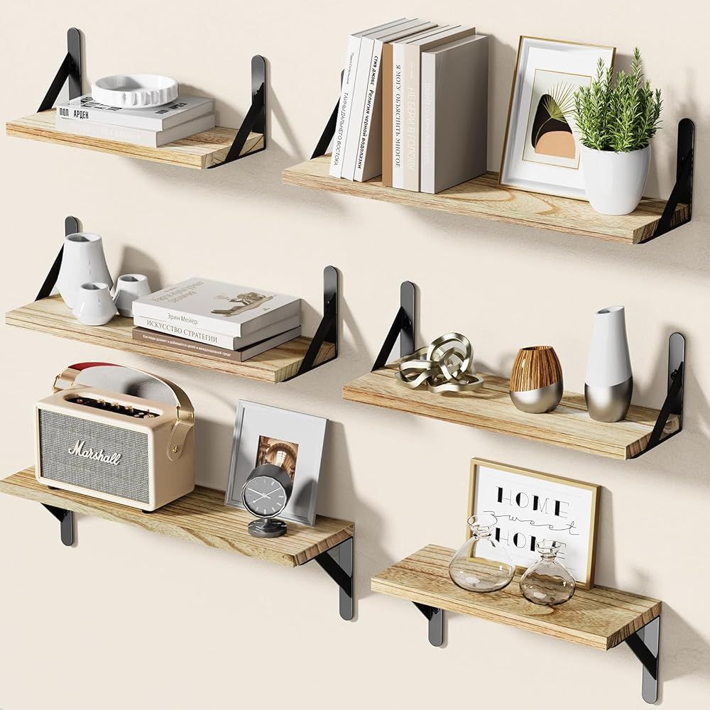 6-Piece Rustic Wood Wall Shelves Set for $9.90, reg $21.99!
-- Clip Coupon AND Use Promo Code 15PNOLDZ
fkd.sale/?l=https://amz…