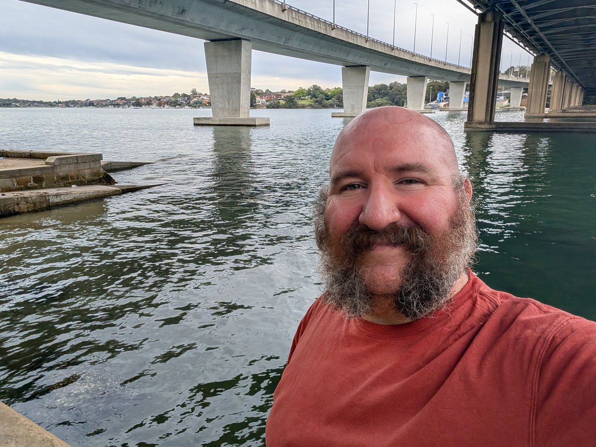 beardoc's tweet image. Back in Sydney. Out on the Harbour at Iron Cove. One of my happy places!