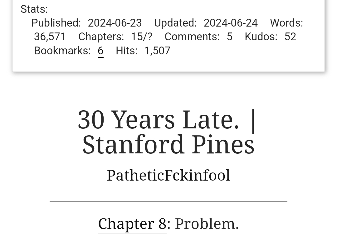 chaichairiza's tweet photo. that mild panic thinking youre on the last chapter of the ao3 fic bc they proposed, only to find out youre only halfway with the chapters-- https://t.co/XNCTqAaCKv