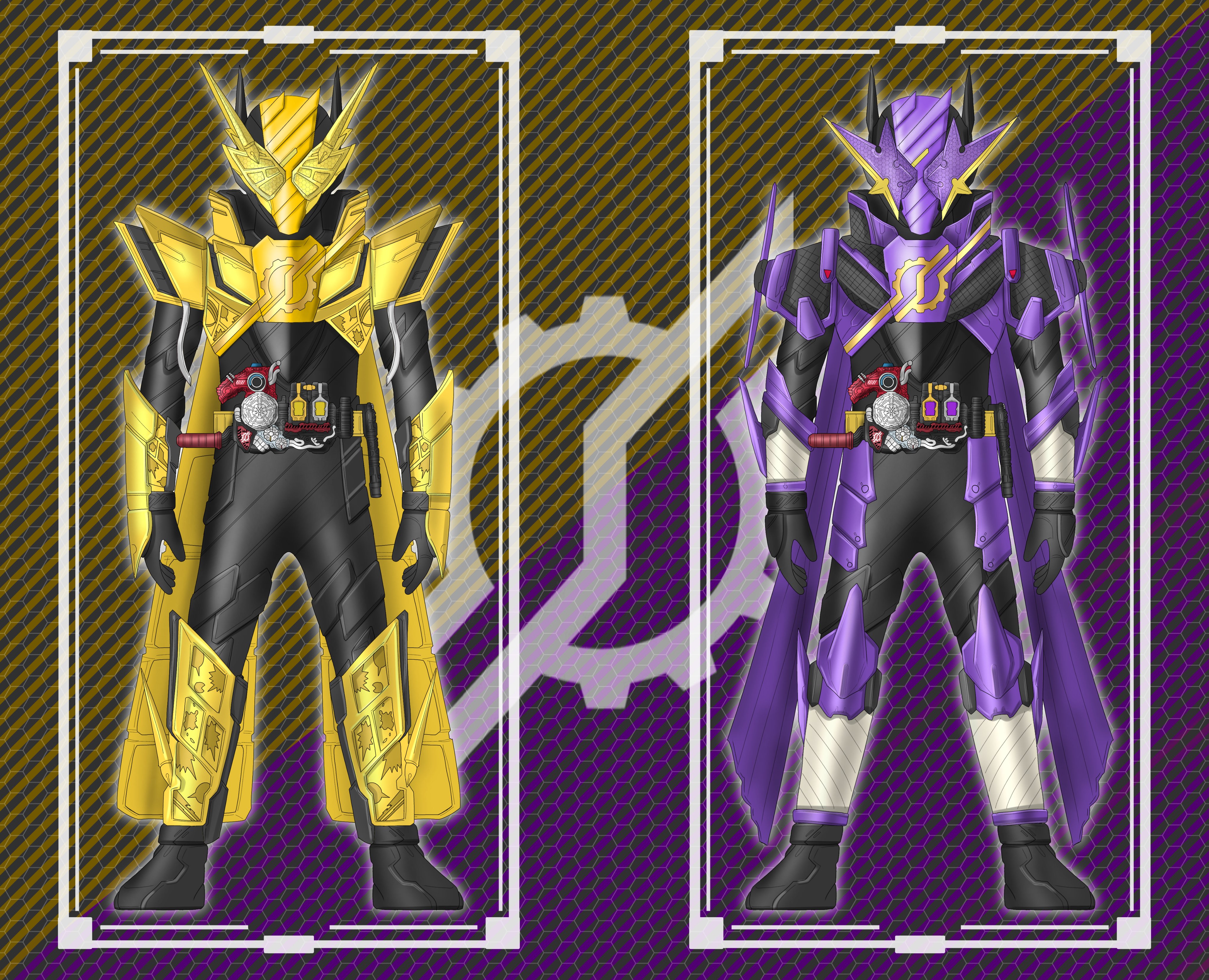 ゴルチェ 騙し絵ジーンズ ライダーブロンズ
