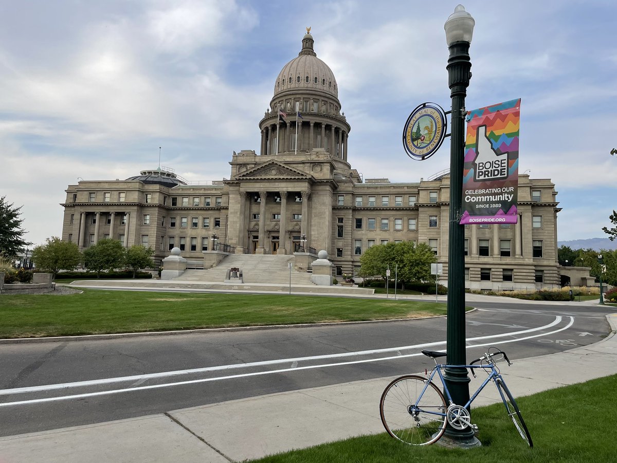 Rolling through downtown Boise