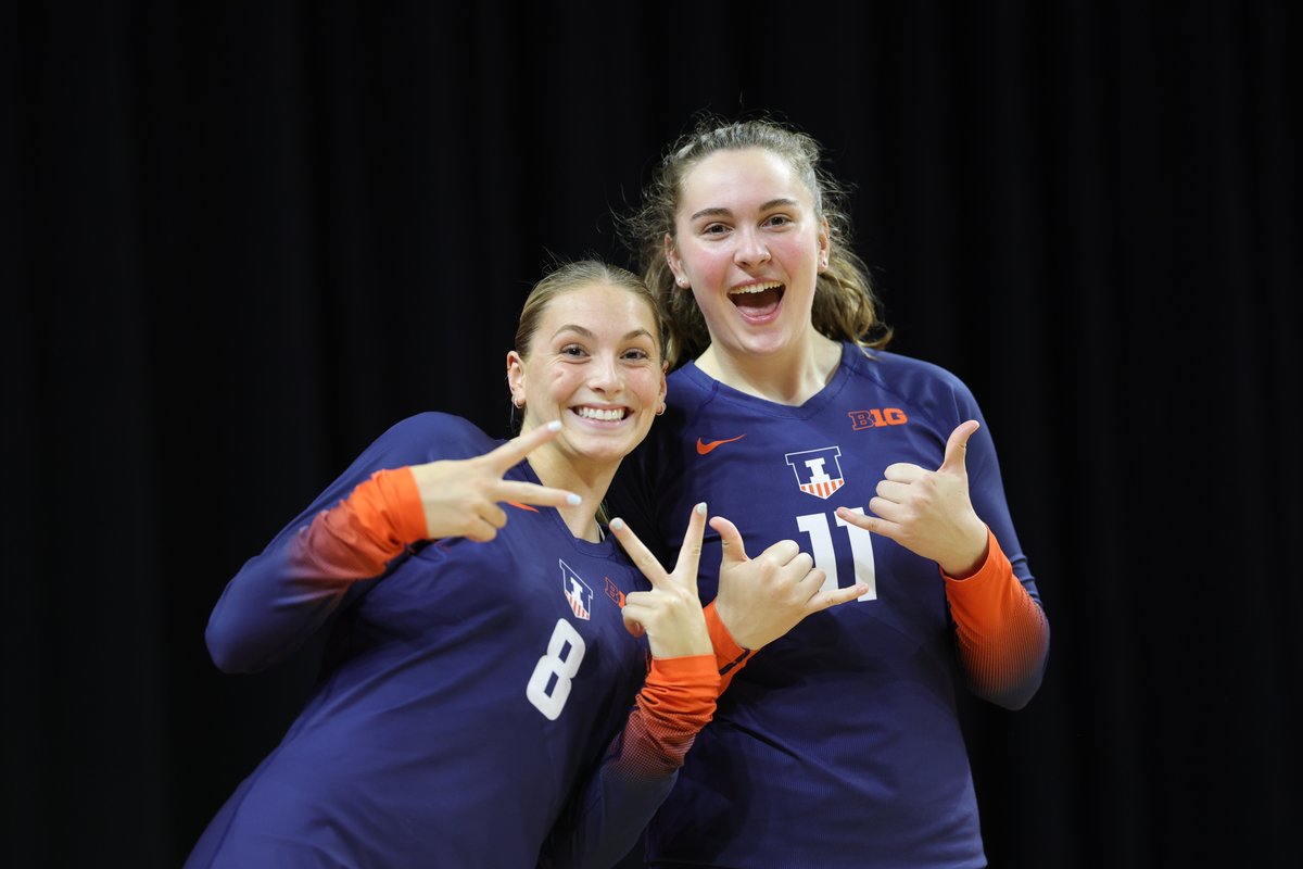 Illinois Volleyball tweet media