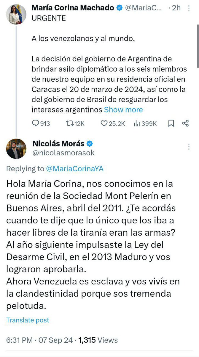 Se cocinaron a María Corina