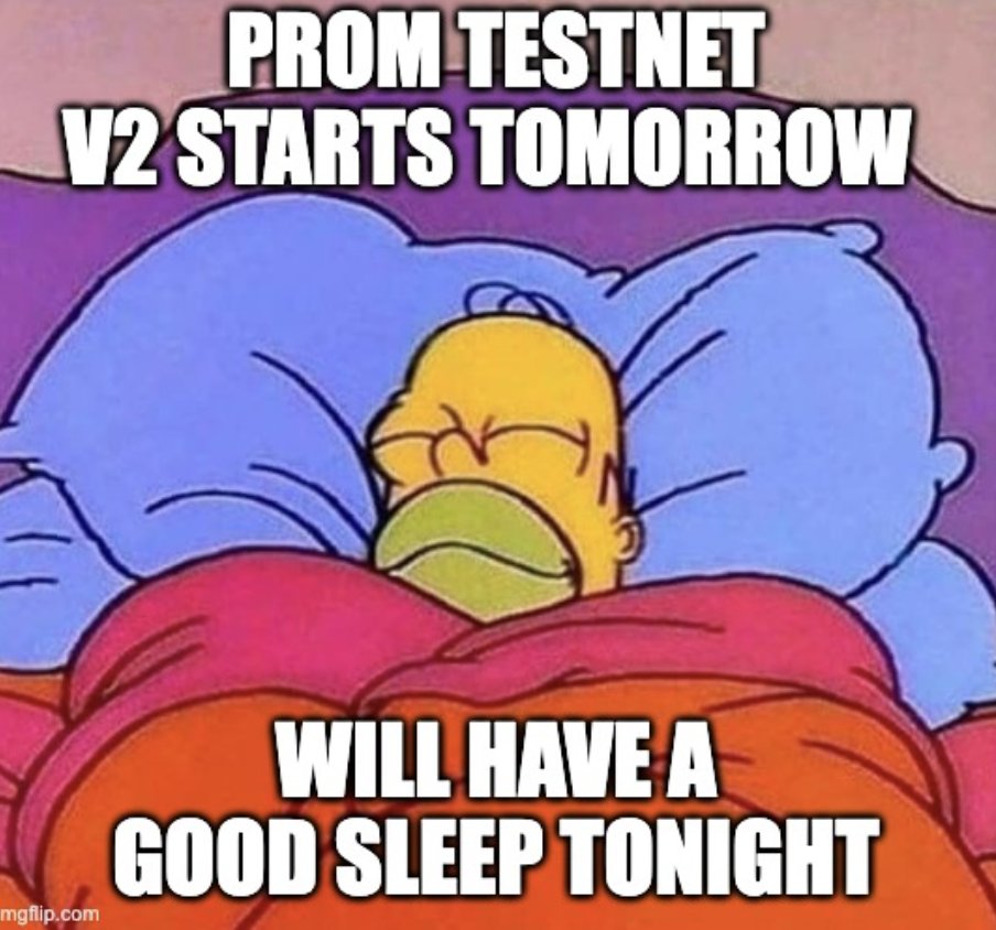 Prom Testnet Phase 2 starts on 9th of September

<a href="/prom_io/">Prom</a> #prom $PROM #promvalidators

#sondakika #deprem #teğmenler #SezginBaranKorkmaz #Dilanpolat