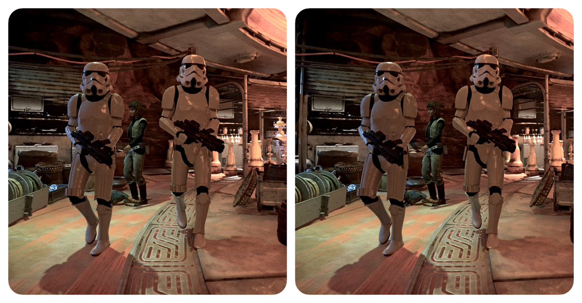 StereoSimian's tweet image. Here are a few fun #stereoscopic #3D shots I snagged via the photo mode on #StarWarsOutlaws .

Thoroughly enjoying the game!