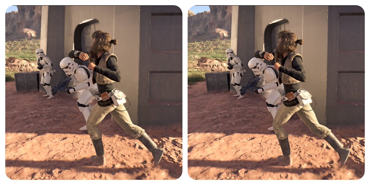 StereoSimian's tweet image. Here are a few fun #stereoscopic #3D shots I snagged via the photo mode on #StarWarsOutlaws .

Thoroughly enjoying the game!