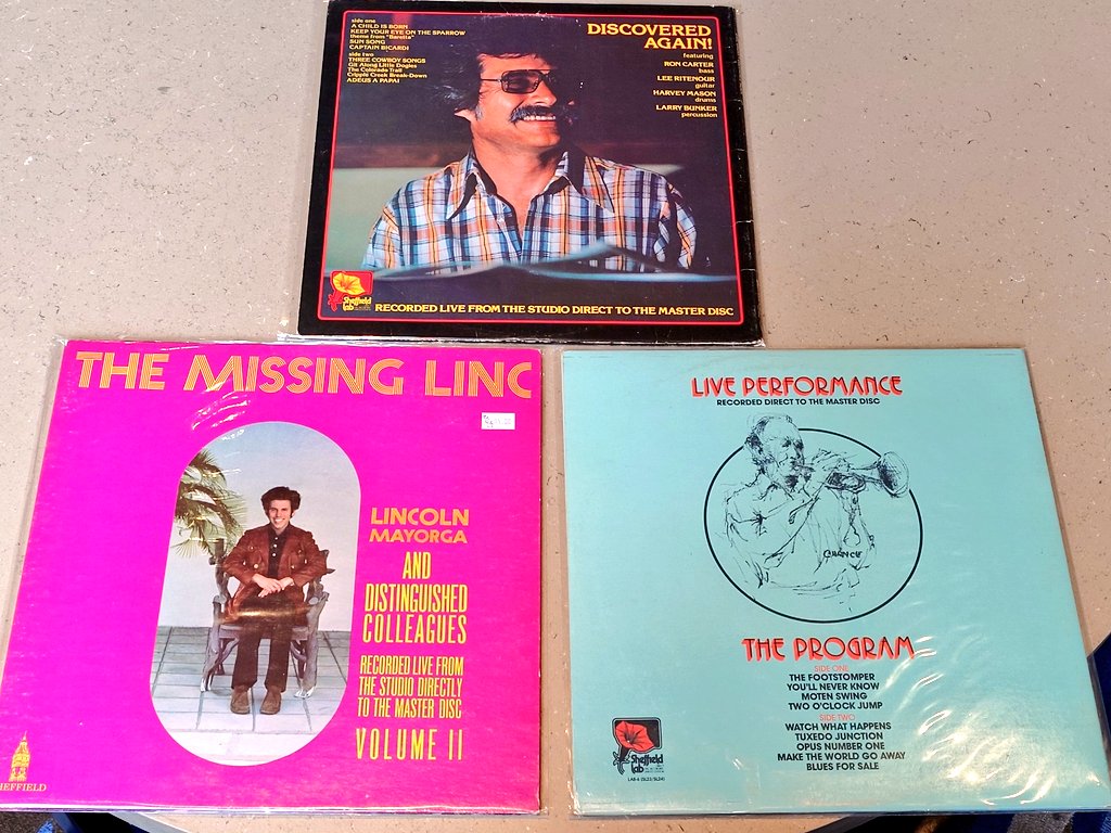 AT110s's tweet image. 会場物販でSheffiled3枚とaudioquestのレコードあったので買ったよ

#PAF2024