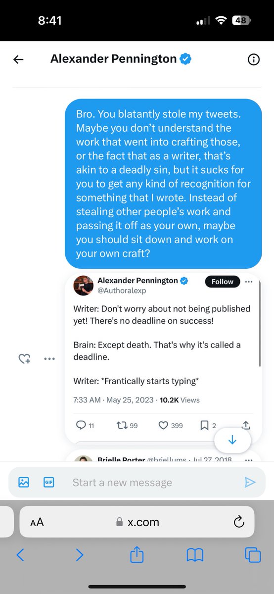 Brielle Porter tweet media