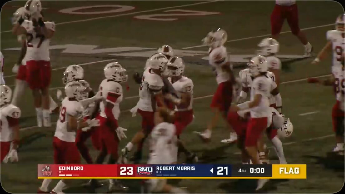 THE EDINBORO FIGHTING SCOTS (DII) HAVE JUST KNOCKED OFF ROBERT MORRIS (FCS), 23-21

YOU CAN’T FIGHT THE POWER OF THE PSAC