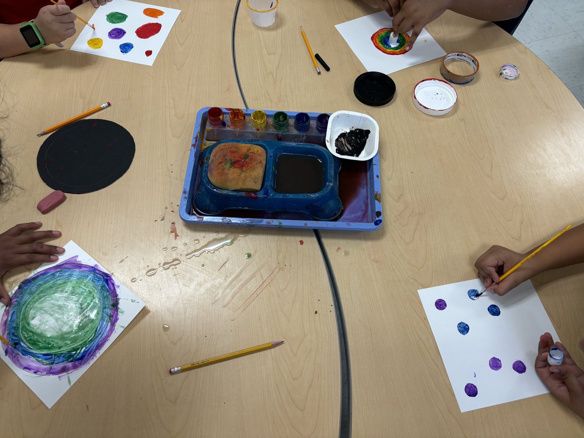 It’s almost Dot Day! Students are painting their dots for International Dot Day, which is celebrated on Sept. 15th. We read "The Dot" book which encouraged students to unleash their creativity and make their mark!

<a href="/BurkeCoSchools/">BCPS</a> <a href="/MVESbobcats/">MVESBobcats</a>
#ignitelearningbcps #allinbcps