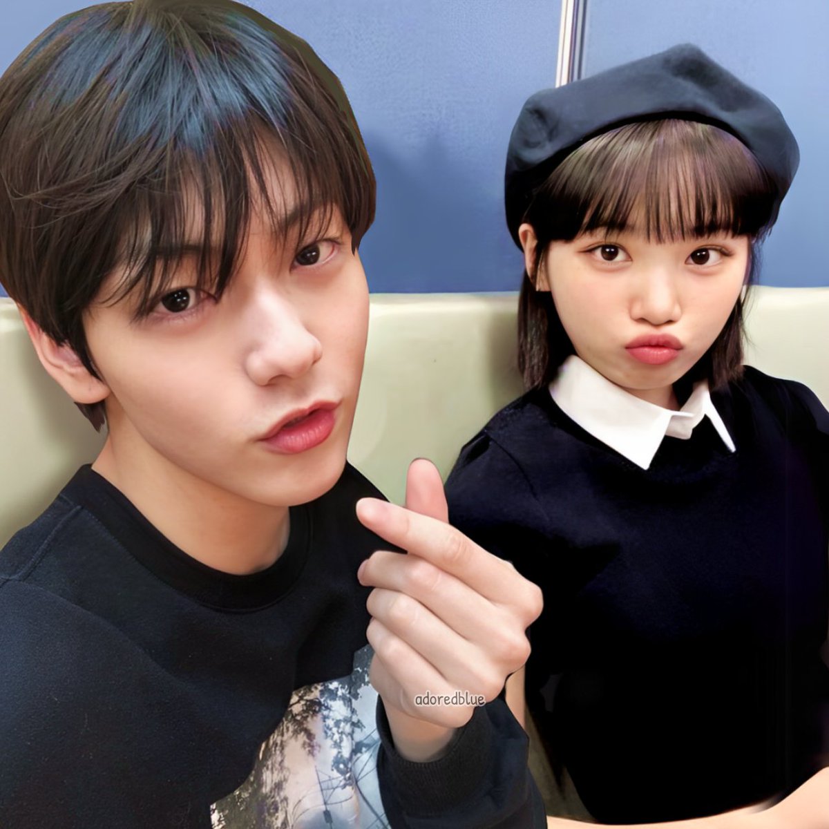 adoredblue's tweet photo. #stevanna #soochae : duckling lips https://t.co/kpfPktE8N8