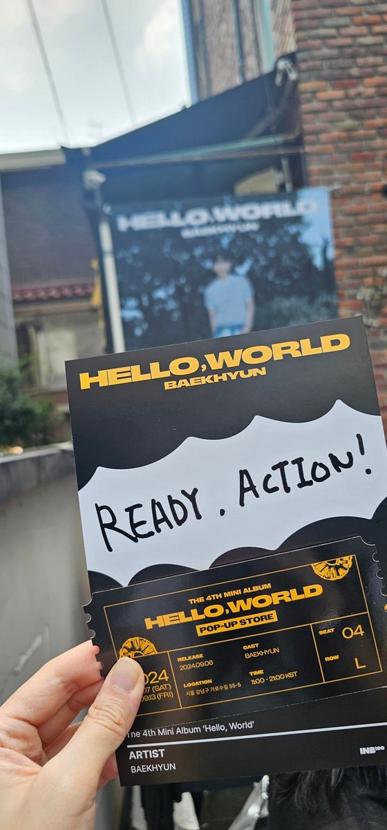 나도 왔어 ㅋㅋ#백현 #MUSICPLANT
 #BAEKHYUN #Helloworld #BAEKHYUN_POPUP
 #뮤직플랜트
#Helloworld_POPUP