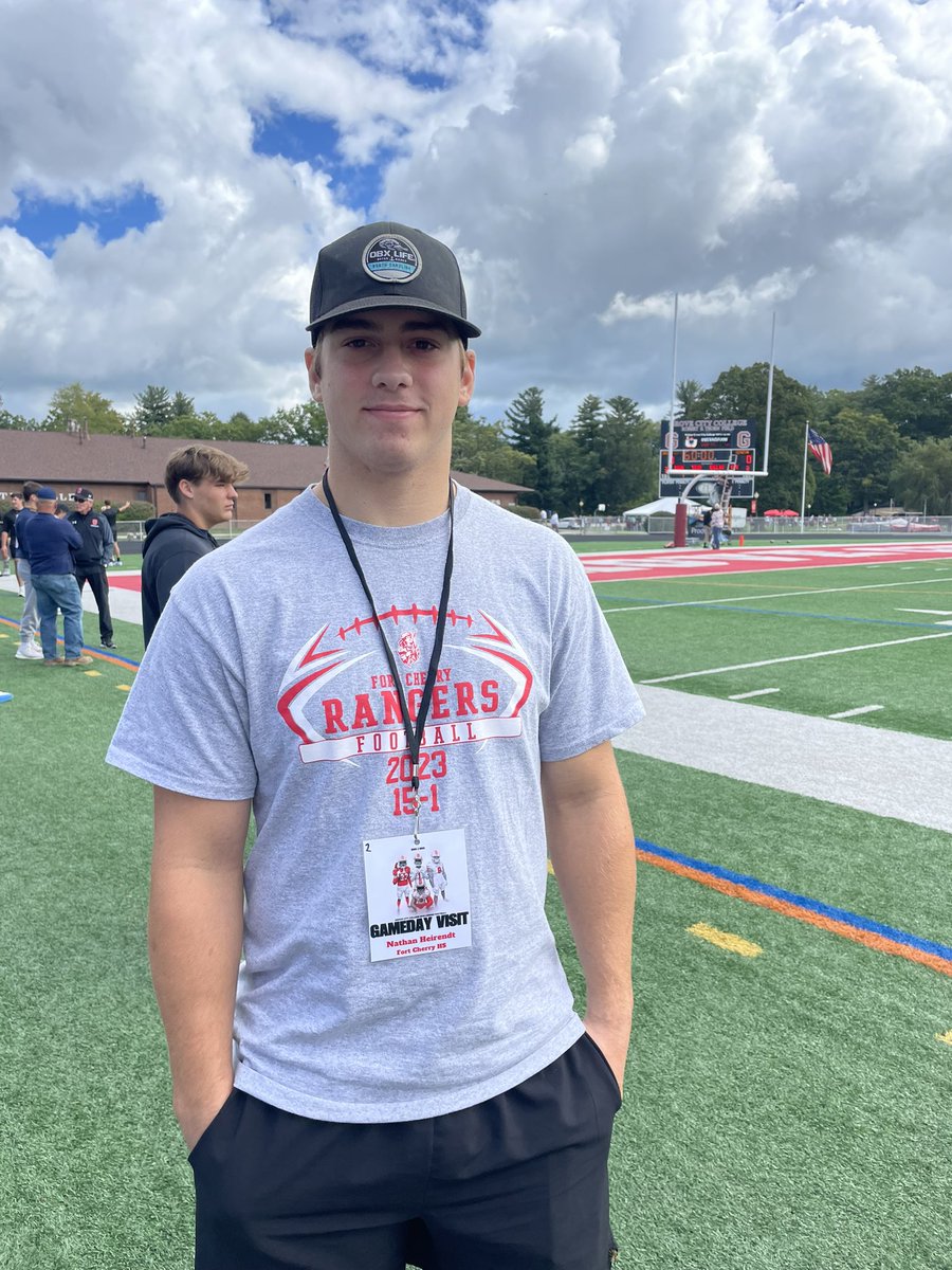 Nathan Heirendt (@nateheirendt21) on Twitter photo I had a great time at the Grove City game today, thanks for inviting me out. <a href="/GCC_FB/">Grove City Football</a> <a href="/CoachDiDonato/">Andrew DiDonato</a> <a href="/CoachBaney/">Derrick Baney</a> <a href="/TannerGarry3/">Tanner Garry</a> <a href="/FortCherryFB/">#TheFort</a> I had a great time at the Grove City game today, thanks for inviting me out. <a href="/GCC_FB/">Grove City Football</a> <a href="/CoachDiDonato/">Andrew DiDonato</a> <a href="/CoachBaney/">Derrick Baney</a> <a href="/TannerGarry3/">Tanner Garry</a> <a href="/FortCherryFB/">#TheFort</a>