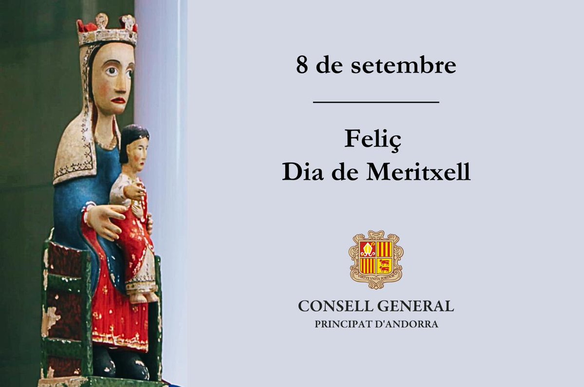 🇦🇩 Feliç Dia de Meritxell 🇦🇩

#ConsellGeneral