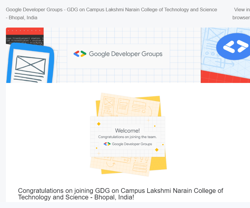 Sanskritii_21's tweet photo. I am thrilled to announce that I'm now #Lead for the Google Developer Student Club @GLncts!🚀
Thanks to @Google @googledevs and @GoogleDeepMind for this amazing @GLncts community.
Let’s make this journey one to remember!🚀💼
#gdsc #google #googlefordeveloper #developer #lead https://t.co/u794O20wVD