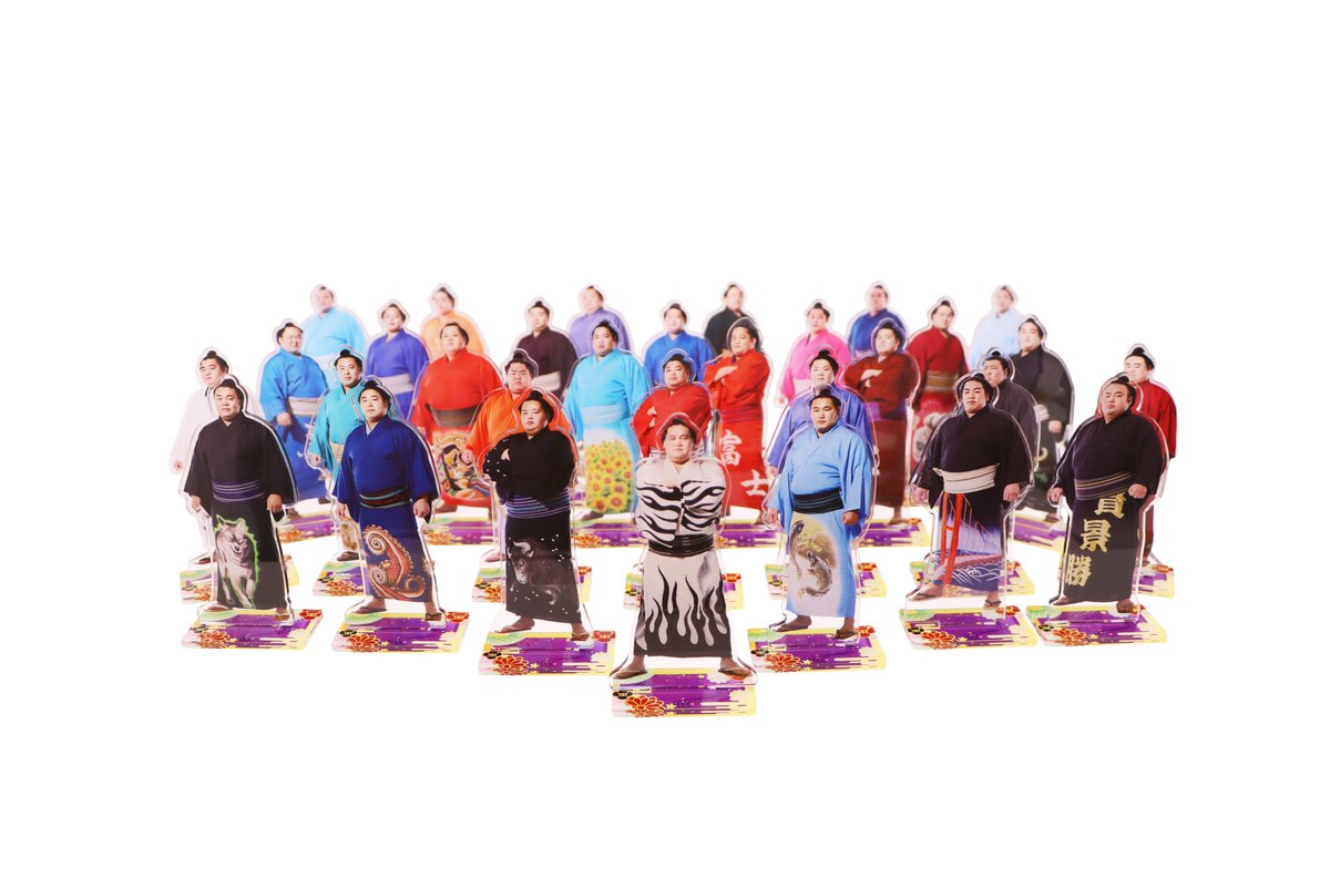 大相撲 親方アクリルスタンド 全5種セット 親方売店グッズ紹介／ 「力士アクリルスタンド」 飾って眺めても、一緒