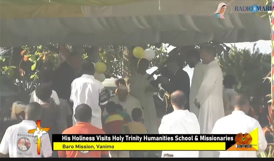 #Baro near #Vanimo #PNG  where #Pope #Francis is visiting the local mission led by a priest and nuns from #Argentina