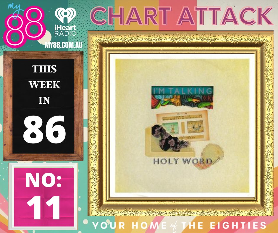 waynetunks's tweet photo. #ChartAttack on @My88_FM: Aussie Top 20 from this week in 1986:
11: Holy Word #ImTalking 
Such a brilliant Aussie pop song, and the first single to feature Zan on lead vocals. https://t.co/Trd9Cx9dcj