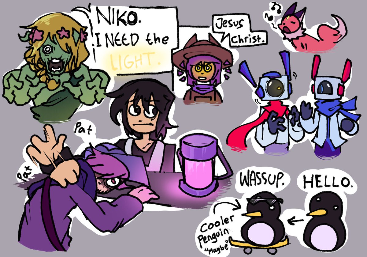 Some more oneshot doodles cuz why not!!!
#oneshotgame #doodleart