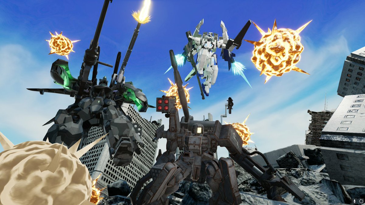 作った機体を並べられるジオラマモードが楽しすぎる！

#ガンブレ4 
#ガンダムブレイカー4