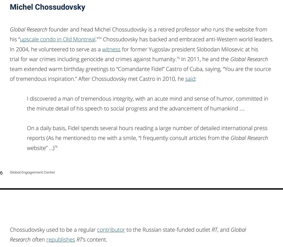 So…

In 2022, Danielle Smith told her Locals community to research Ukraine via a Russia Times contributor and pro-Russia propagandist, Global Research, since named in a US Department of State Report...

So…

Did the premier of Alberta help spread Russian propaganda.

#abpoli