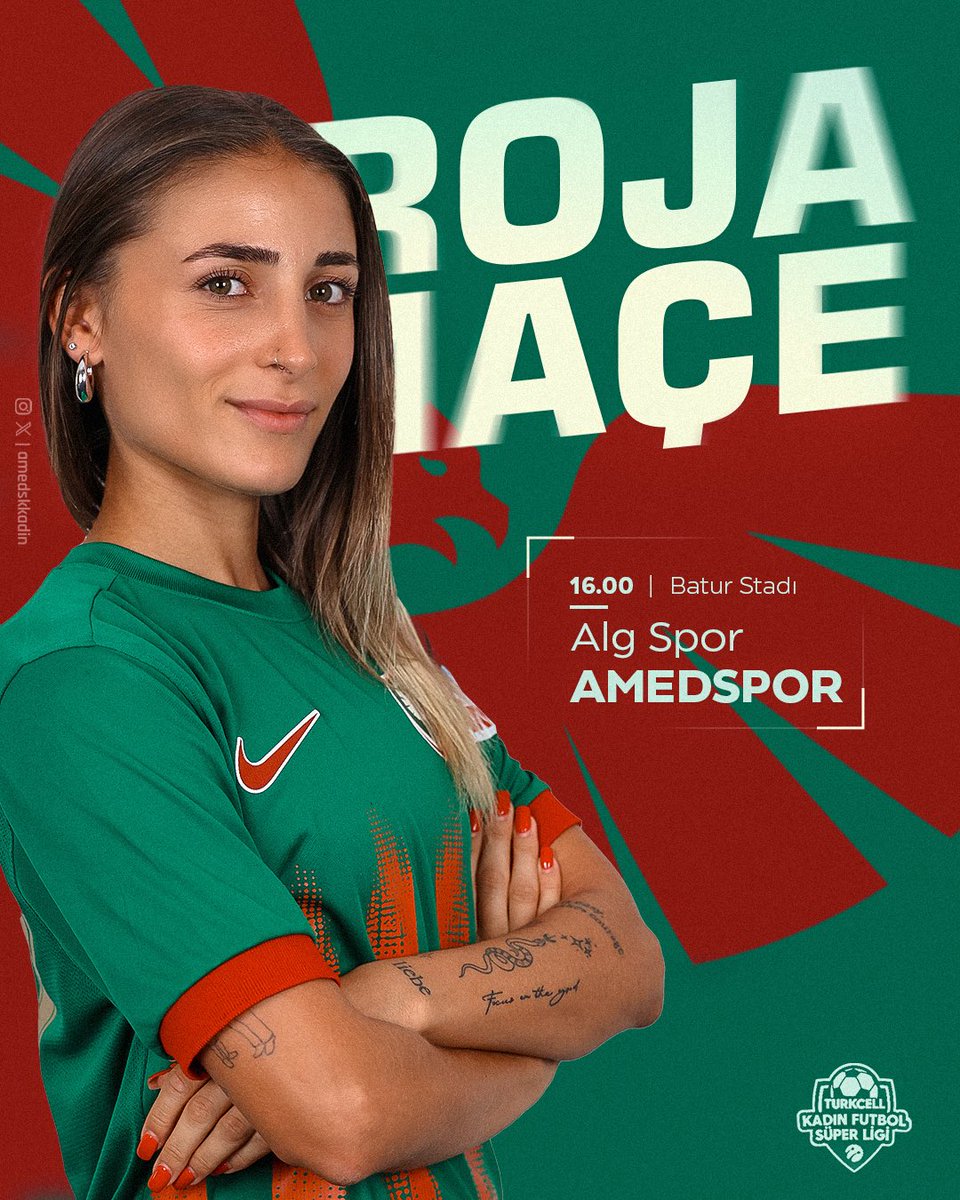 Maç Günü
🆚 ALG Spor
🗓 8 Eylül Pazar
⏱ 16.00
🏟 Batur Stadı
#ALGvAMD