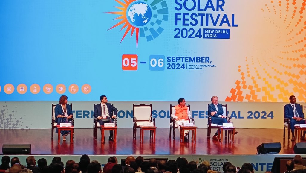 Our delegation attended the International Solar Festival in New Delhi, connecting with visionaries and experts to drive sustainable energy solutions. We're committed to combating climate change and promoting renewable energy across 75 countries. Follow us for updates!#NGGC