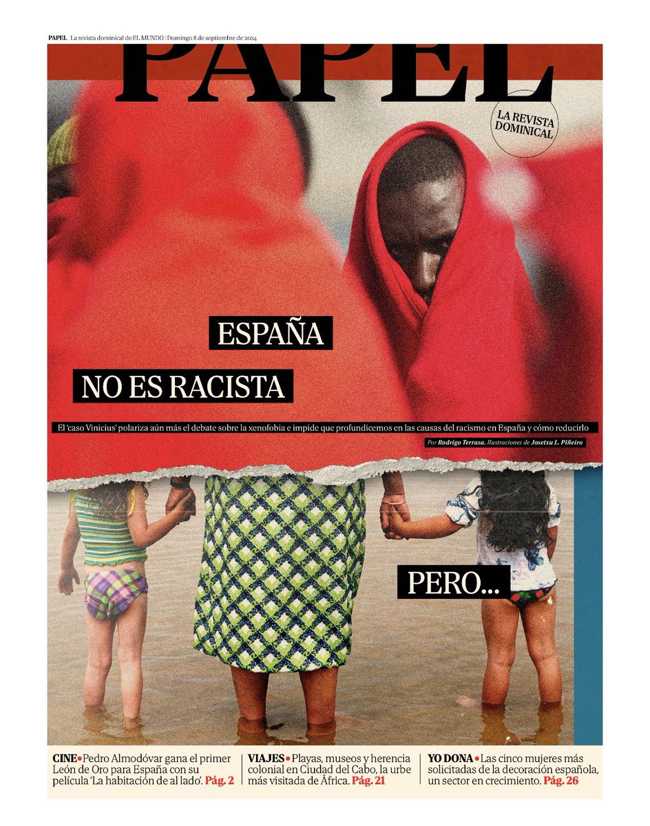 El gran debate sobre el racismo en España: "La única realidad es que en este país hay racismo y cada vez hay más y de manera más explícita" 

En <a href="/Papel_EM/">PAPEL</a> 

elmundo.es/papel/historia…