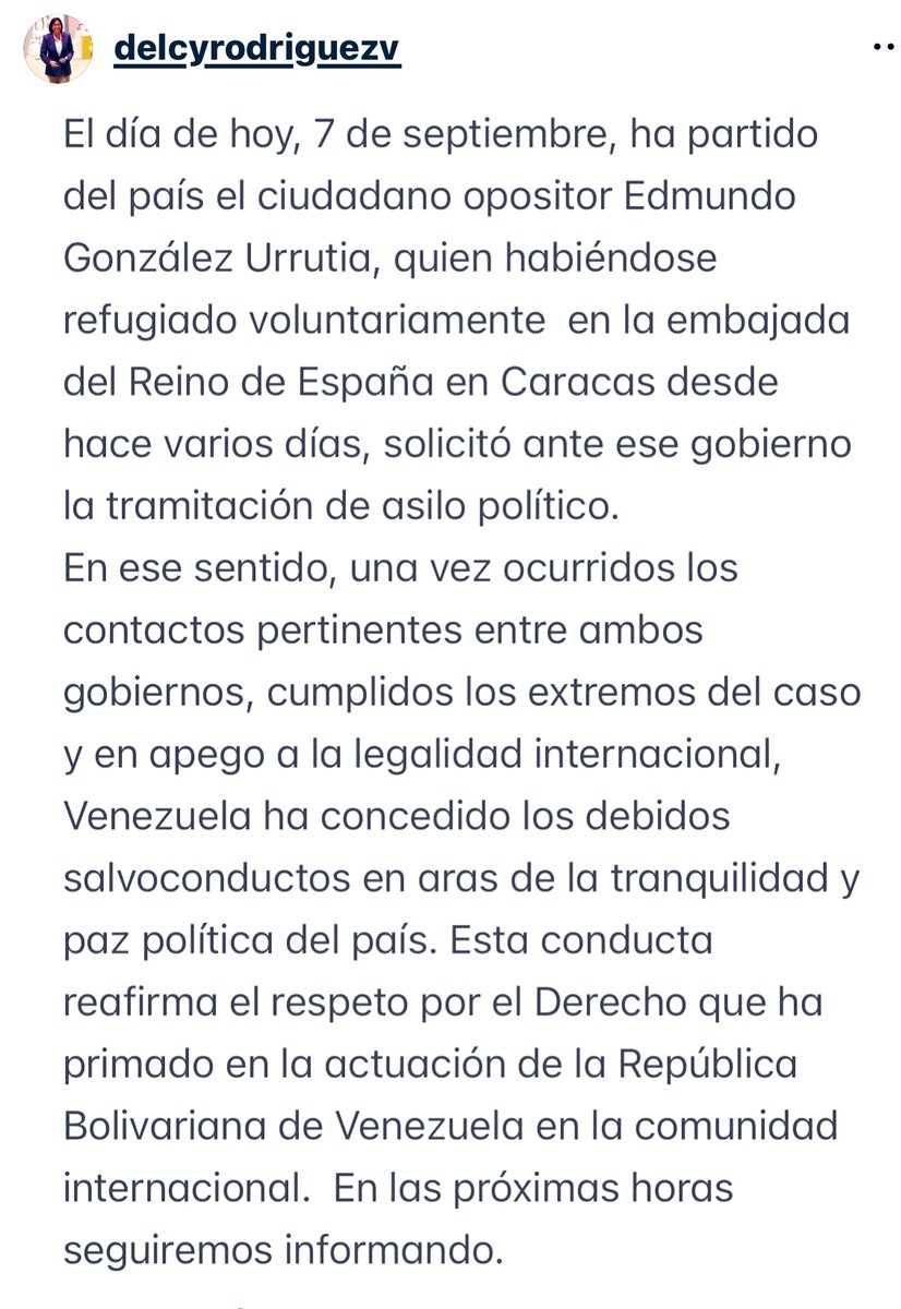 INDIURBANEJA's tweet photo. Ayer les dije que el gobierno había desinflado más rápido a María Corina / Edmundo que a Guaidó.

Aquí la Vp @delcyrodriguezv confirmando lo que todos sabíamos, las declaraciones de Pedro Sánchez era un adelanto al futuro.

Todos sabíamos desde el día 01 que este plan de María Corina no tenía vida. Para ganarle al chavismo se necesita más que una web de actas dudosas, más que al Centro Carter, más que Hackers.

Es un tema de estrategias, es un tema de alta política, no se trata de si el gobierno es derrotable o no, pues en el campo político todo es vencible, pero lea bien “Campo Político” algo que la oposición extremista de este país, no tiene.

#LosQuiero♥️