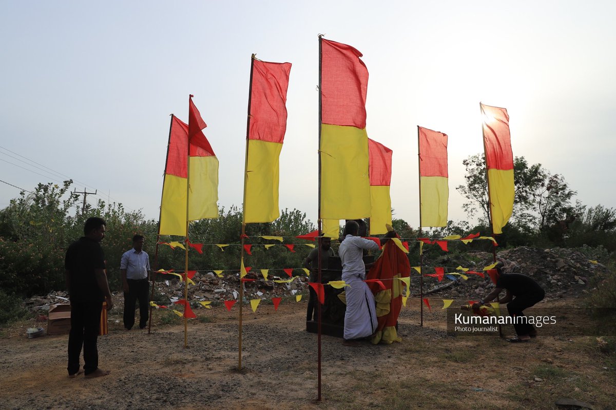 kumanan93's tweet photo. The 28th Commemoration of the Jaffna chemmani Massacre was held yesterday .

Tributes were paid to Chundikuli ladies College student Krishanthi Kumaraswamy who was raped and murdered by the Sri Lankan  army in #chemmani area.

Tributes were also paid to those killed and buried at Chemmani, including three others ( krishanthi family members) who were killed along with #Krishanthi.