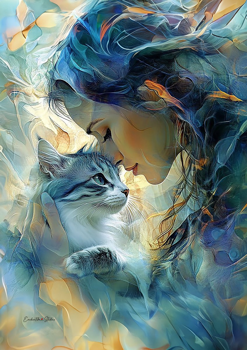 Whispered Affections - Captivating abstract. Perfect for any r by EnchantikaStudios enchantikastudios.etsy.com/listing/177617…